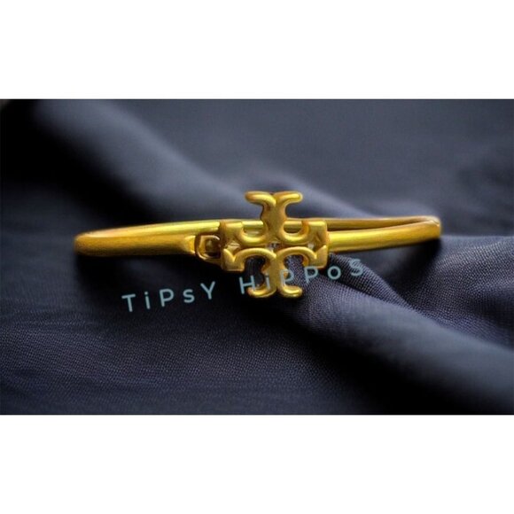 💎 TORY BURCH ELEANOR HINGE CUFF BRACELET - Picture 5 of 5